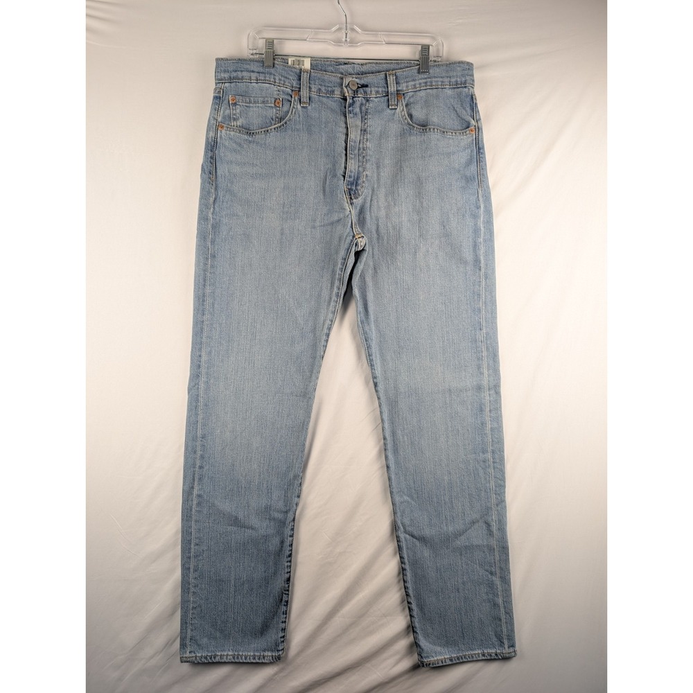 Levis Premium Jeans Mens 36x34 (36x33) 502 Taper Stretch Flex Irregular NWT